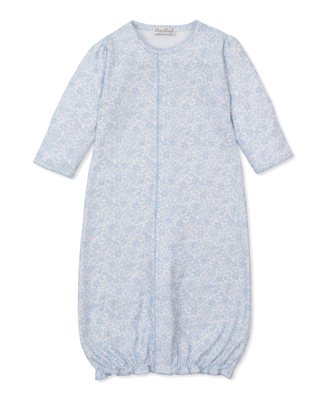 Country Gardens Light Blue Convertible Gown Girl Converter Gown Kissy Kissy 