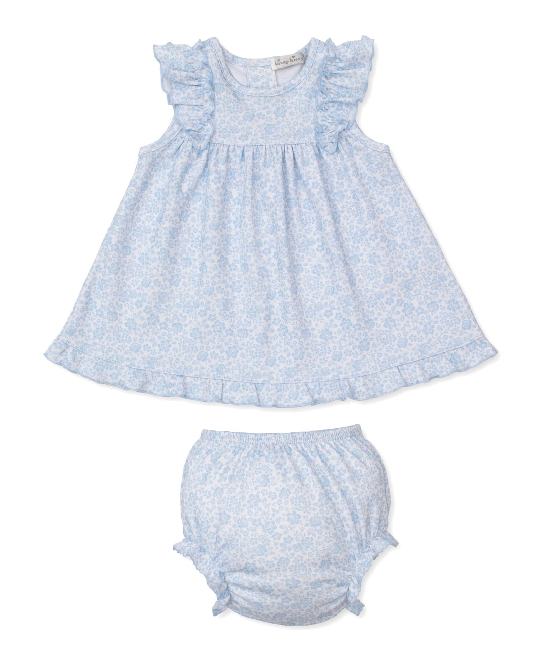Country Gardens Light Blue Dress Set Girl Dress Kissy Kissy 
