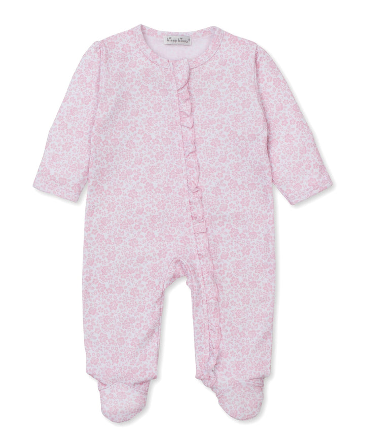 Country Gardens Pink Footie Girl Footie Kissy Kissy 