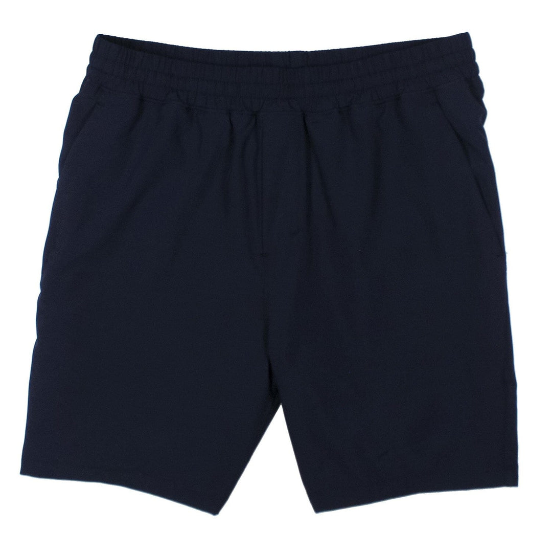 Court Shorts- Navy Boy Shorts Properly Tied 