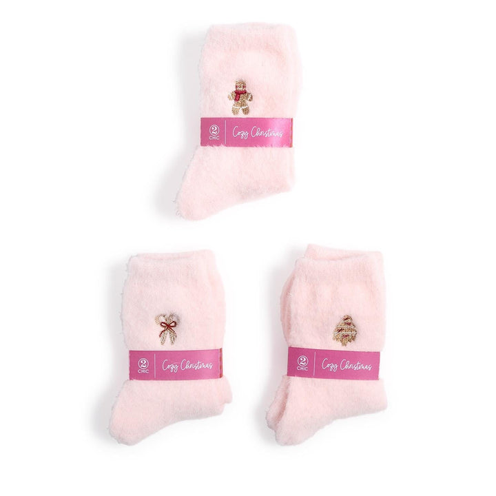 Cozy Holiday Socks Socks Two's Company 