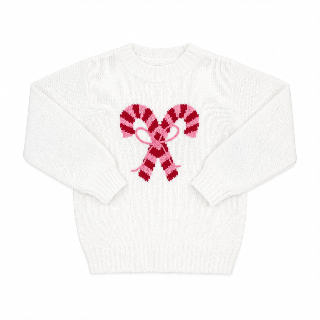 Cozy Up Sweater - Candy Cane Girl Sweater Lullaby Set 