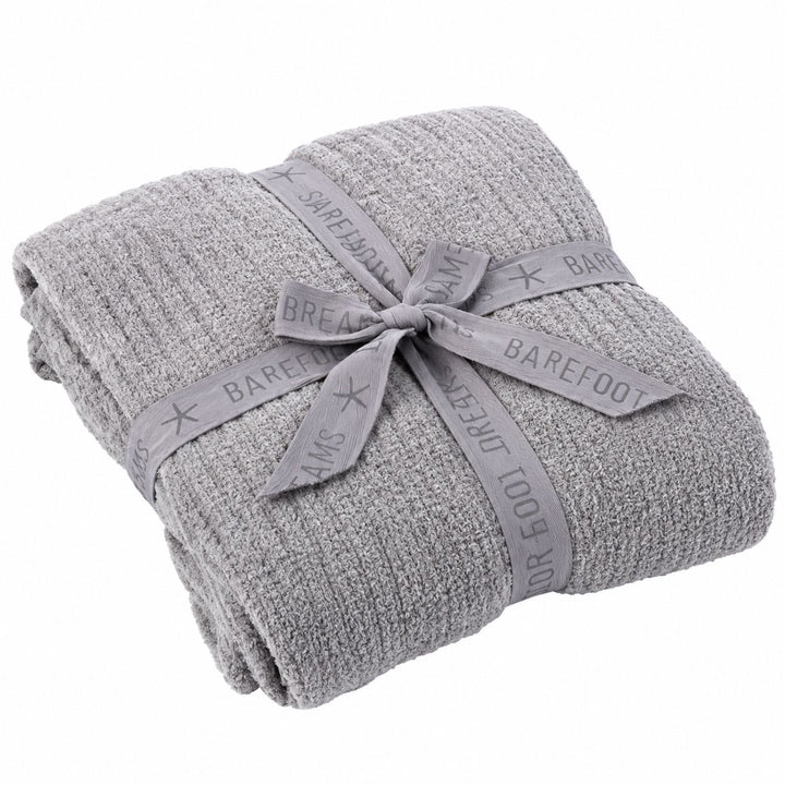 CozyChic Lite Ribbed Throw - Barefoot Dreams Throws Barefoot Dreams Pewter 