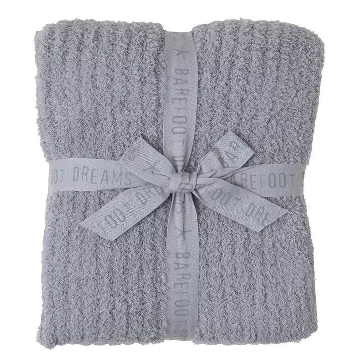 CozyChic Ribbed Throw - Barefoot Dreams Throws Barefoot Dreams Dove Gray 