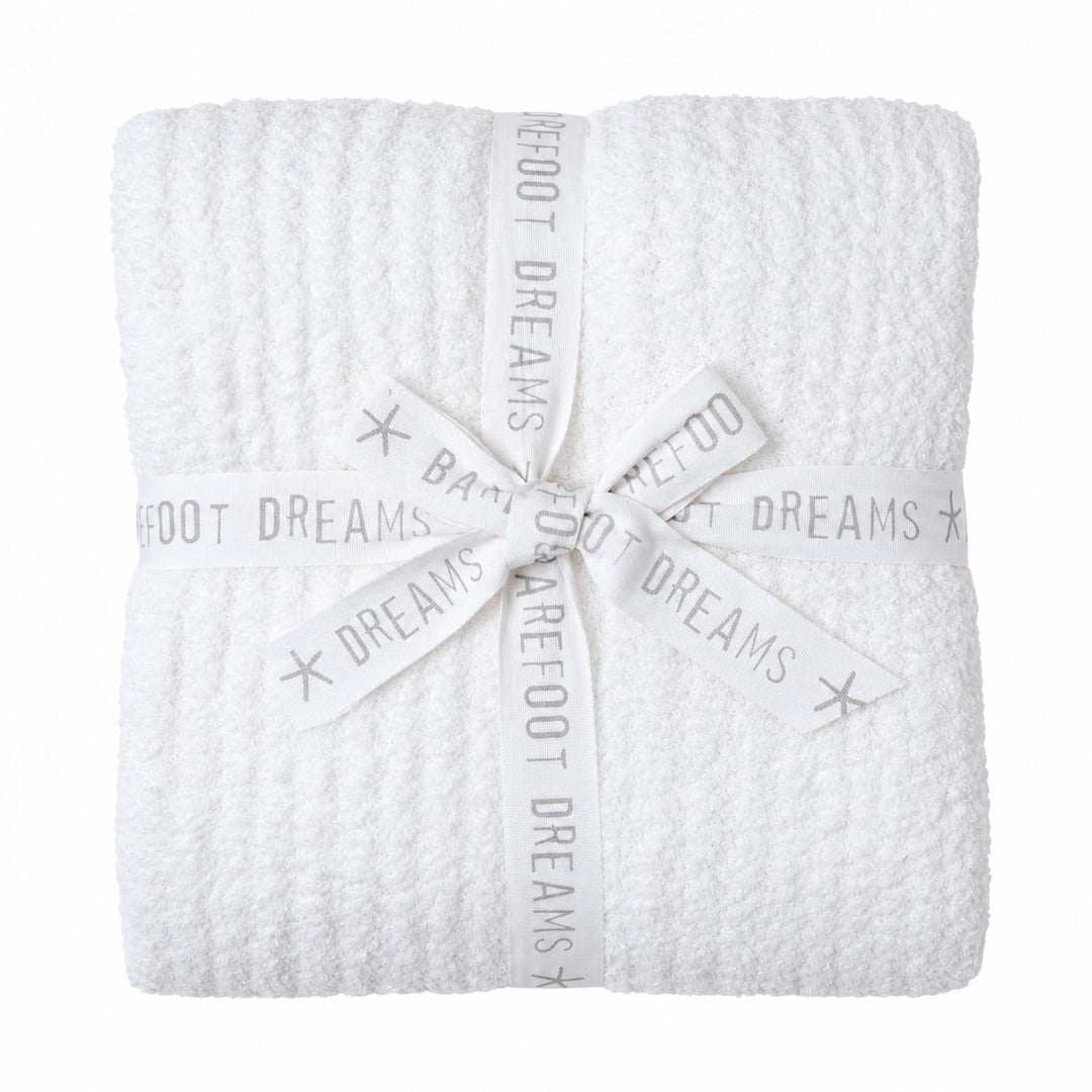 CozyChic Ribbed Throw - Barefoot Dreams Throws Barefoot Dreams Pearl 