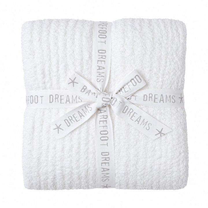 CozyChic Ribbed Throw - Barefoot Dreams Throws Barefoot Dreams Pearl 