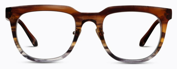 Crawford Readers - Brown Ombre Horn Reading Glasses Peepers 