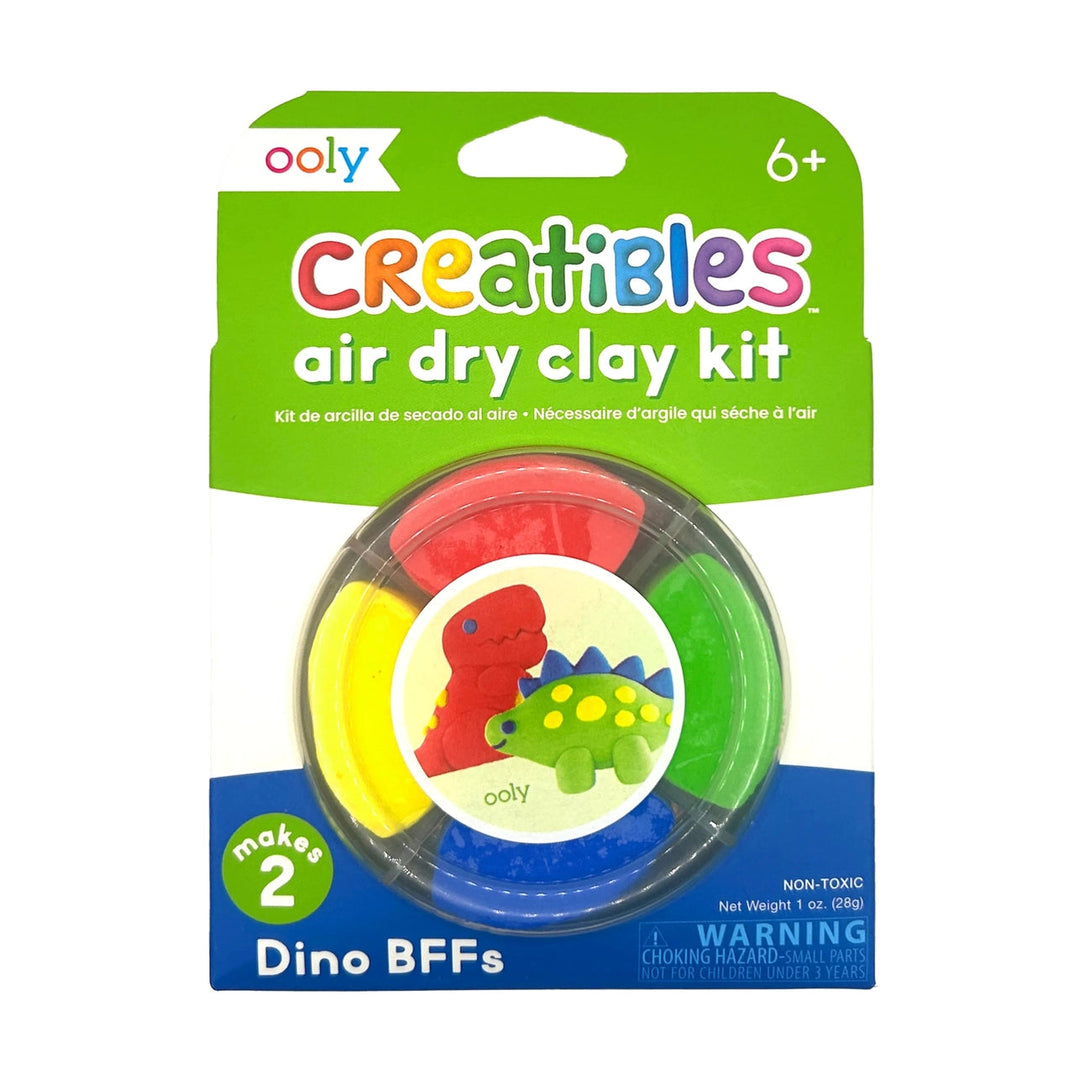 Creatibles Air-Dry Clay BFFs Kit - Dino Pals Toy Craft Kits Ooly 