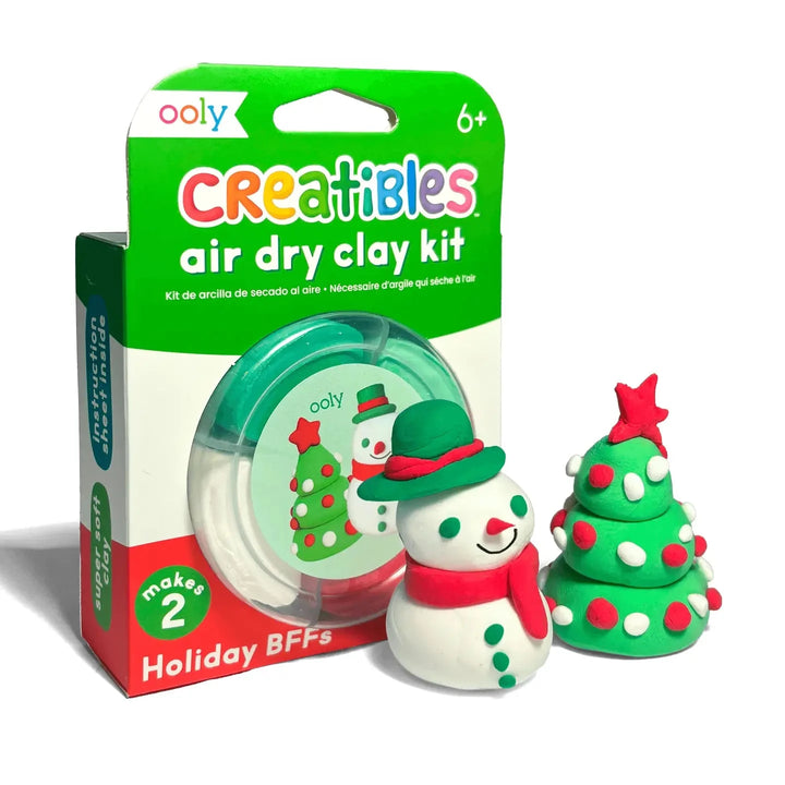Creatibles: Air Dry Clay Kit - Holiday Bffs Toy Craft Kits Ooly 