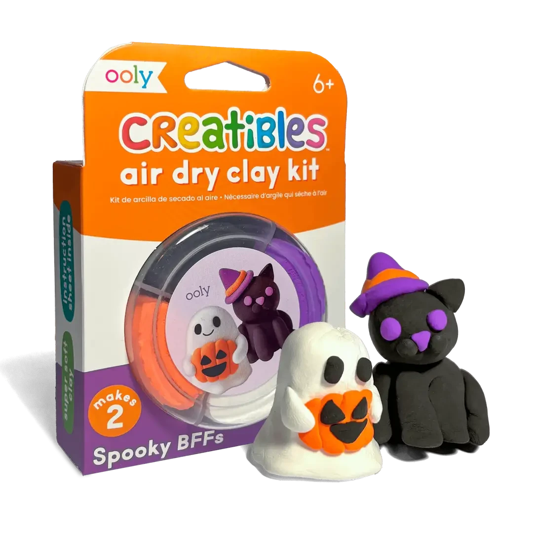 Creatibles Air Dry Clay Kit - Spooky Bffs Toy Craft Kits Ooly 