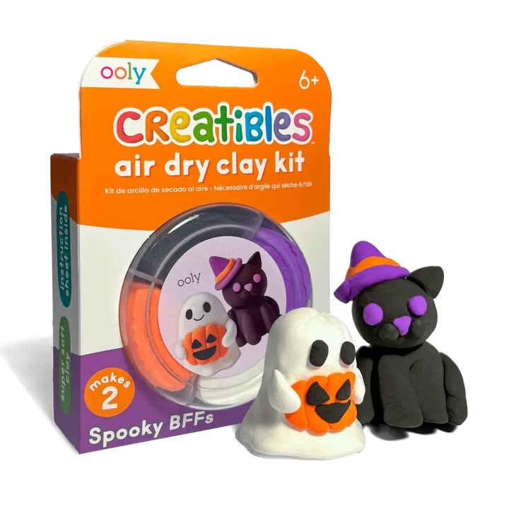 Creatibles Air Dry Clay Kit - Spooky Bffs Toy Craft Kits Ooly 