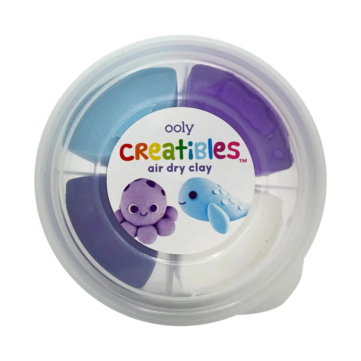 Creatibles D.I.Y. Air-Dry Clay Kit: Ocean BFFs Toy Craft Kits Ooly 