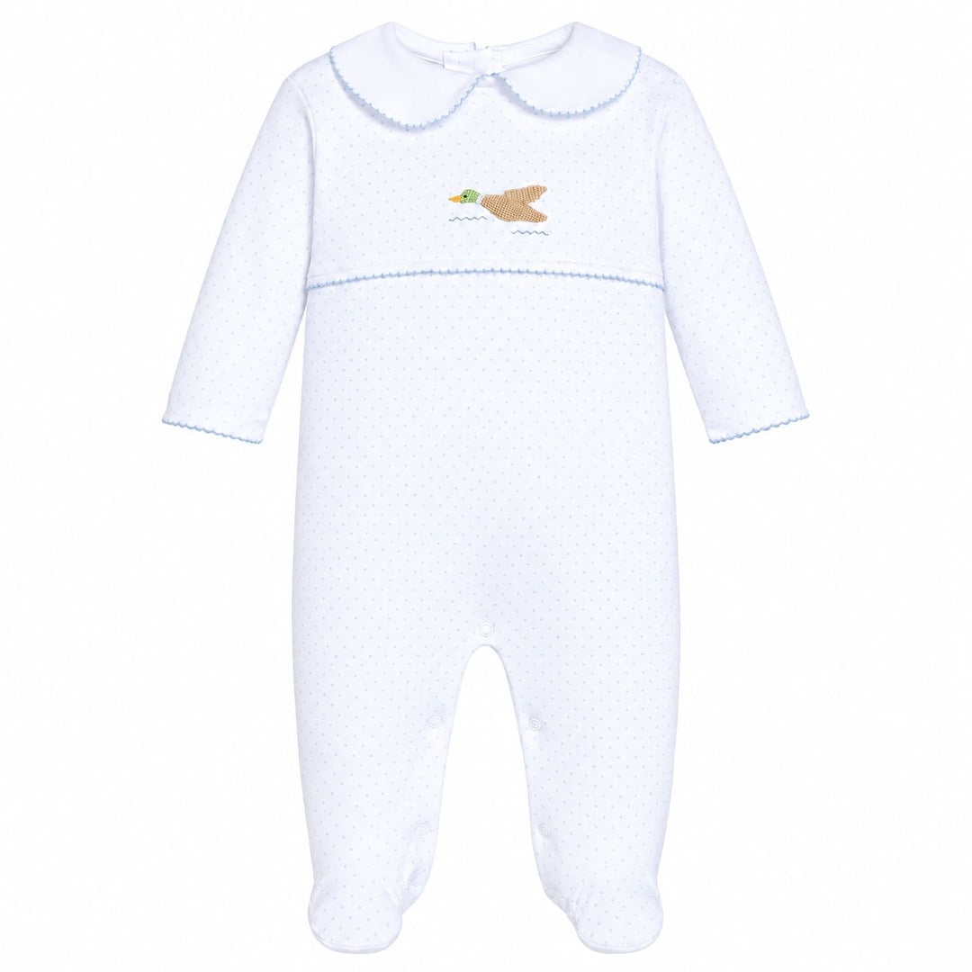 Crochet Footie - Flying Mallard Boy Footie Little English 