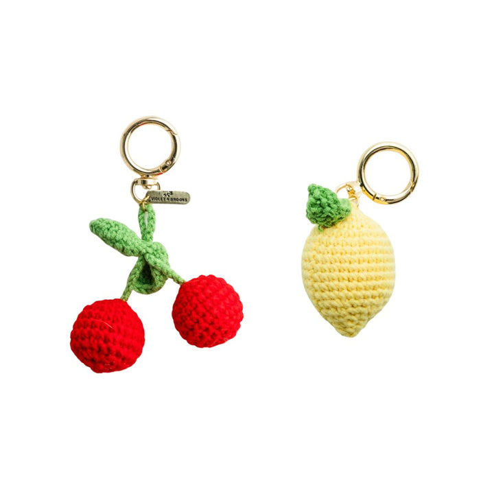Crochet Fruit Bag Charm Bag Charm Violet & Brooks 