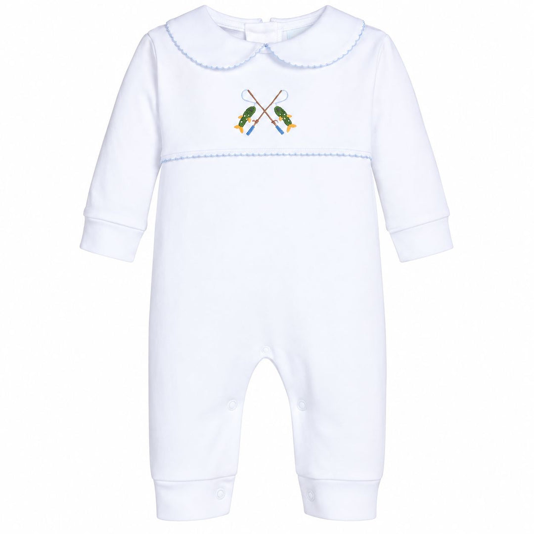 Crochet Playsuit - Fishing Rod Boy Longall Little English 
