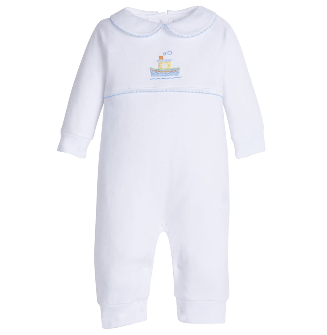 Crochet Playsuit - Tugboat Boy Longall Little English 