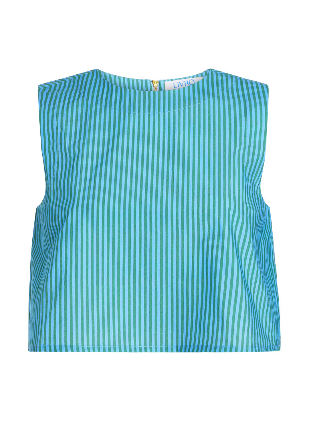 Crop Top - Cedar Pinestripe Womens Shirt Livro 
