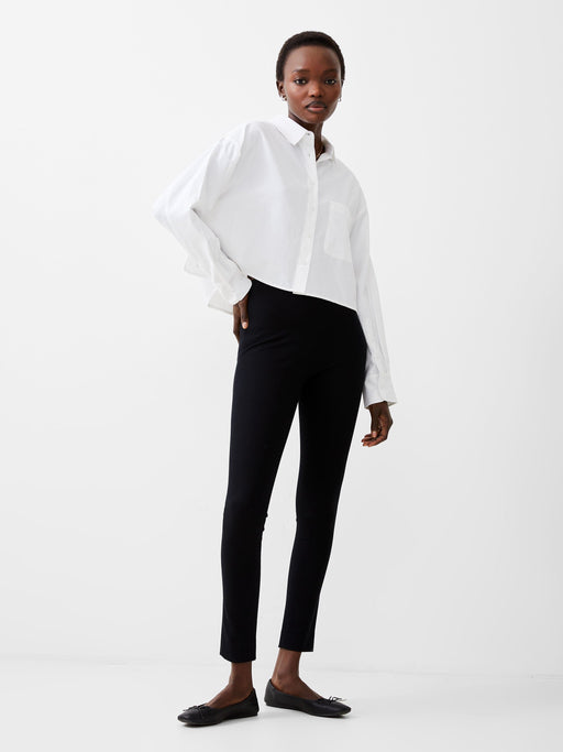 Cropped Poplin Shirt Womens Shirt The French Connection 