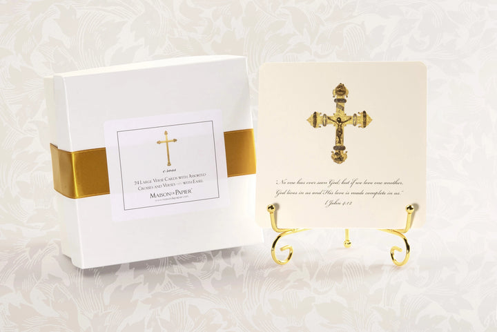 Crosses Verse Set 5.5" Stationery Maison de Papier 
