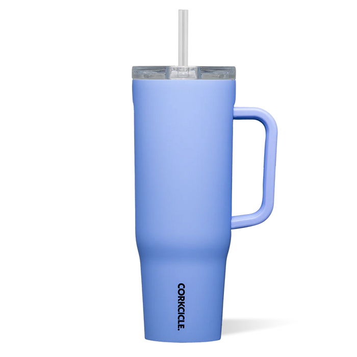 Cruiser 40oz Tumbler with Handle Drinkware Corkcicle Periwinkle 