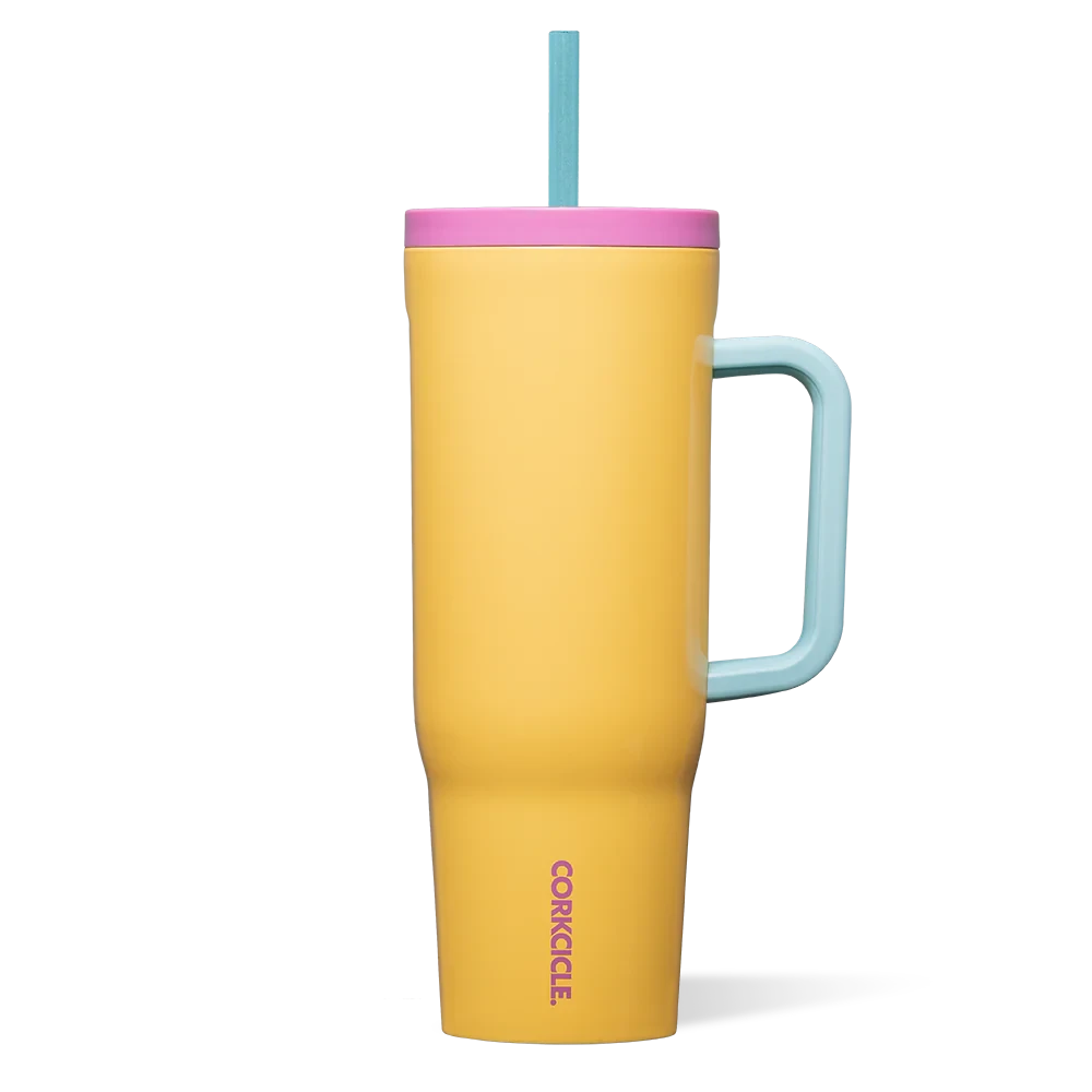 Cruiser 40oz Tumbler with Handle Drinkware Corkcicle Toucan Jams 