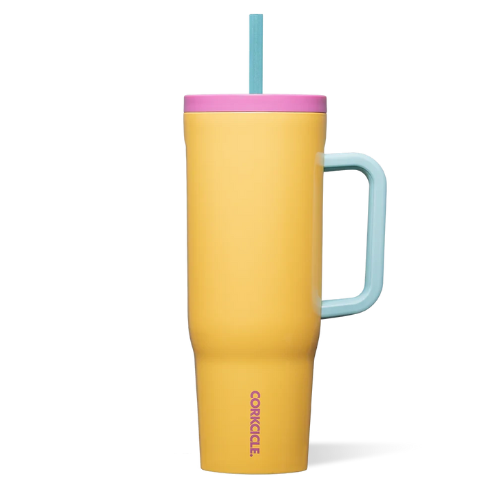 Cruiser 40oz Tumbler with Handle Drinkware Corkcicle Toucan Jams 