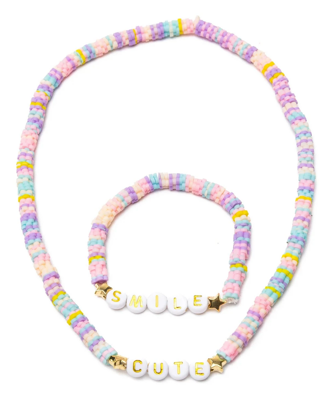 Cute Smile Necklace and Bracelet Set Child Necklace Great Pretenders 