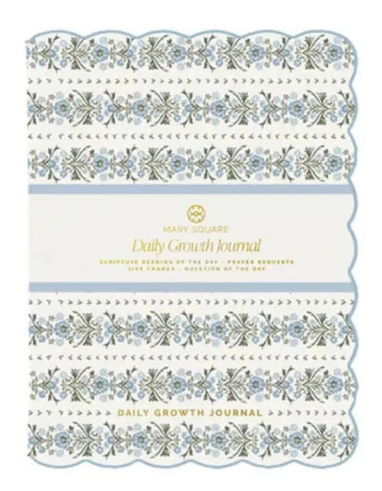 Daily Growth Journals Journal Mary Square Garden Row-Blue 