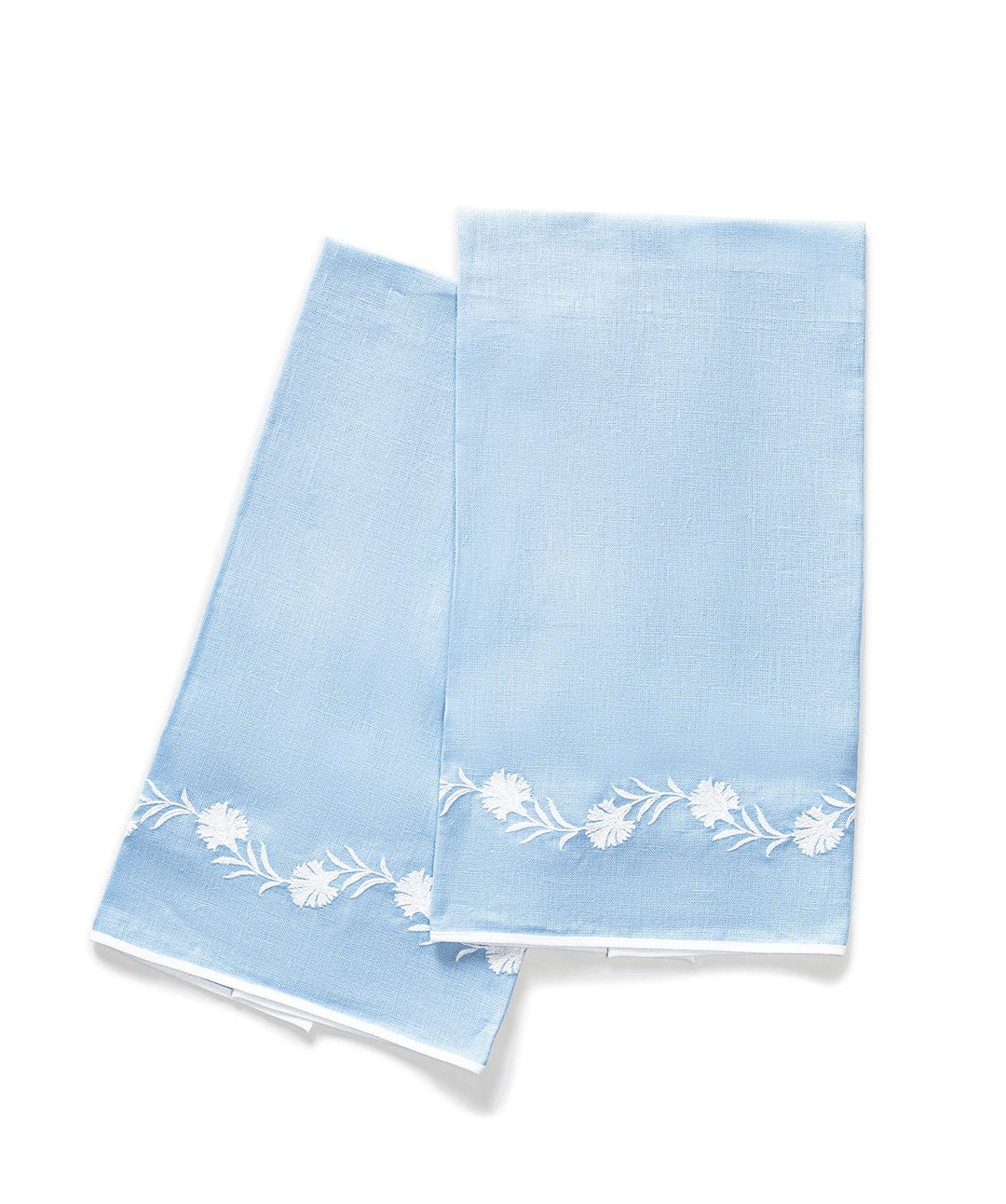Daphne Guest Towels - Azure - Set of 2 Guest Towels Matouk 