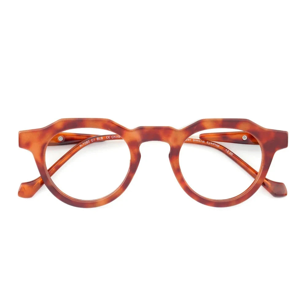 Dario Readers - Tortoise with Gold Reading Glasses Ryan Simkhai 