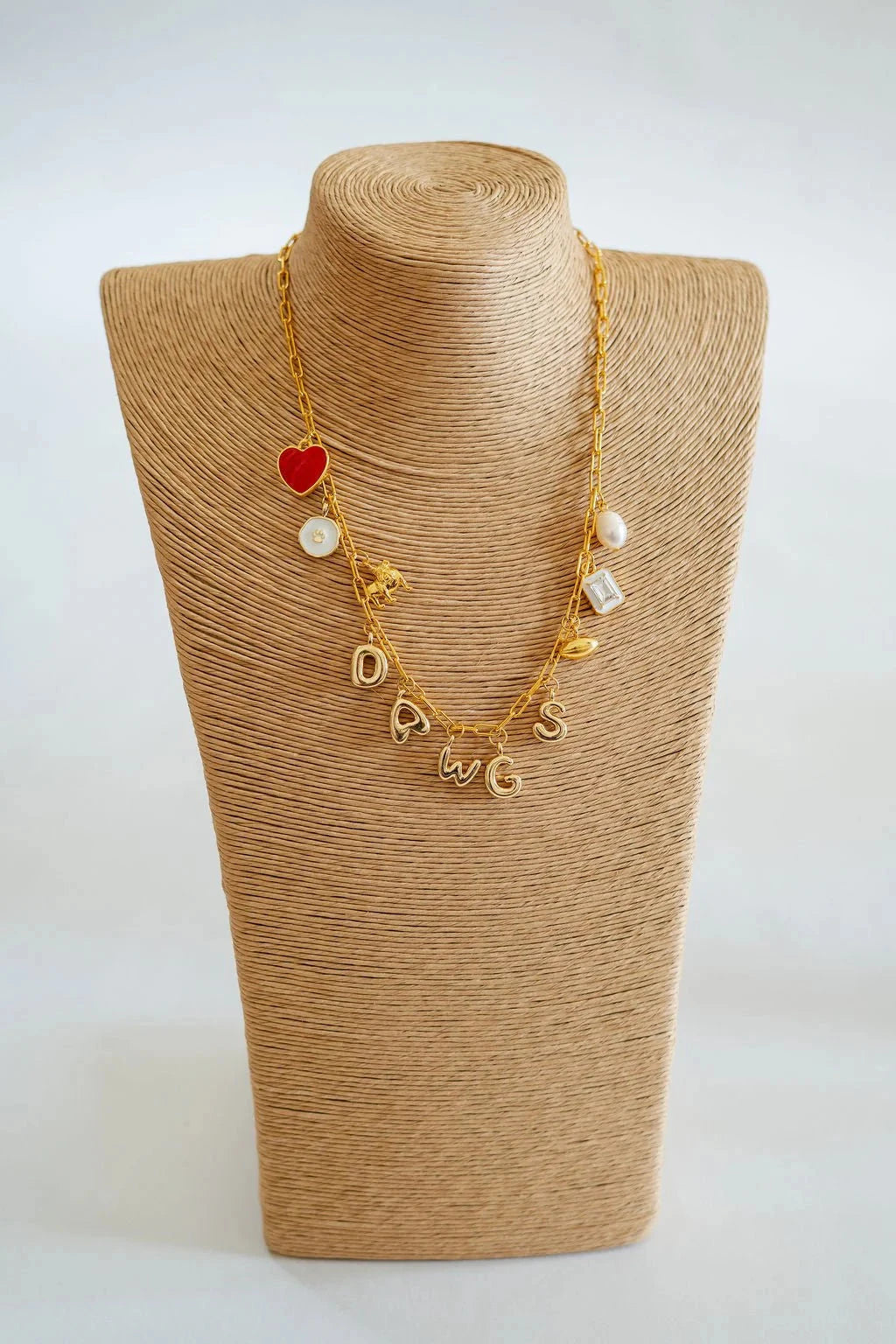 Dawgs Charm Necklace - 18k Gold Plated Womens Necklace Golden Stella 