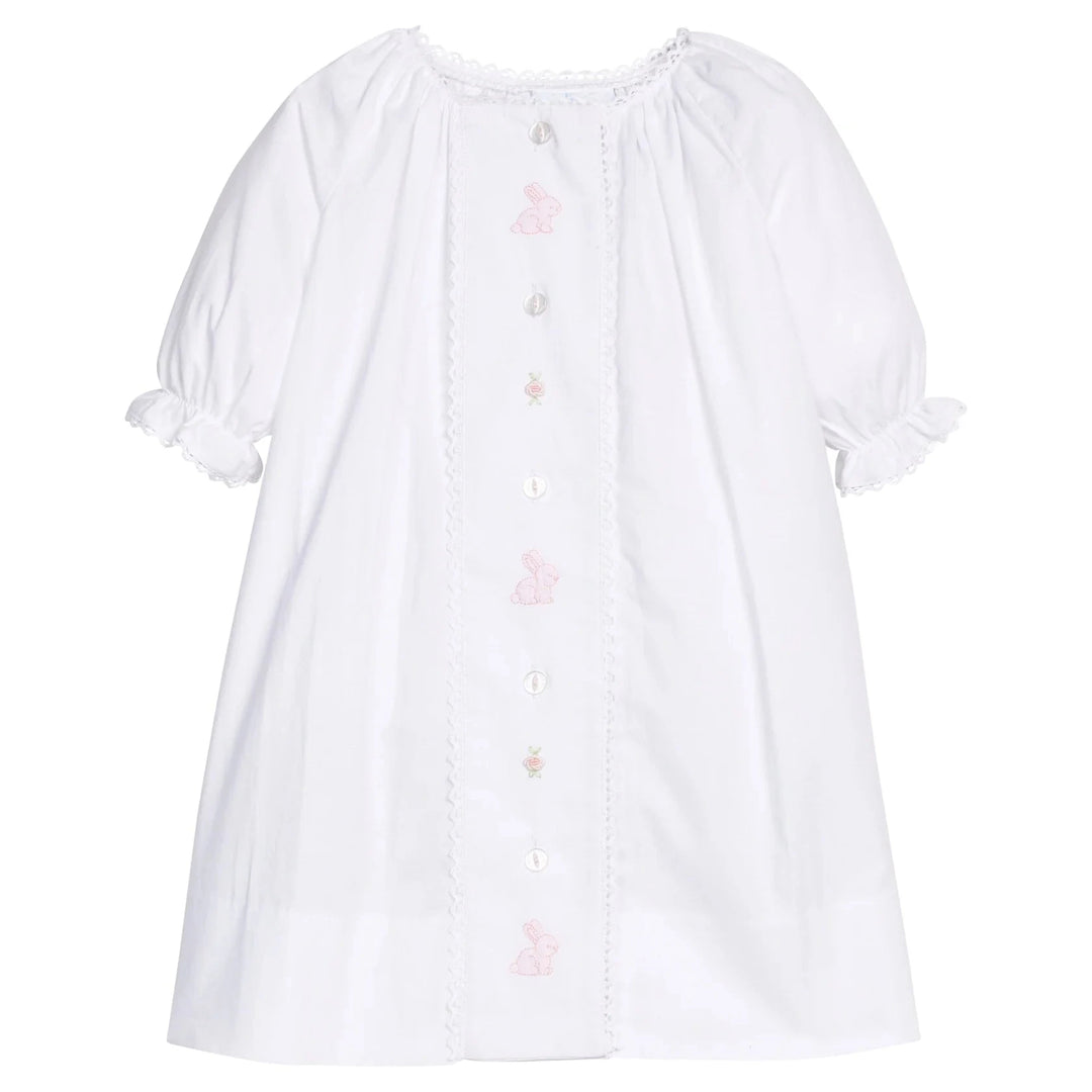 Day Gown - Embroidered Girl Bunny Girl Gown Little English 