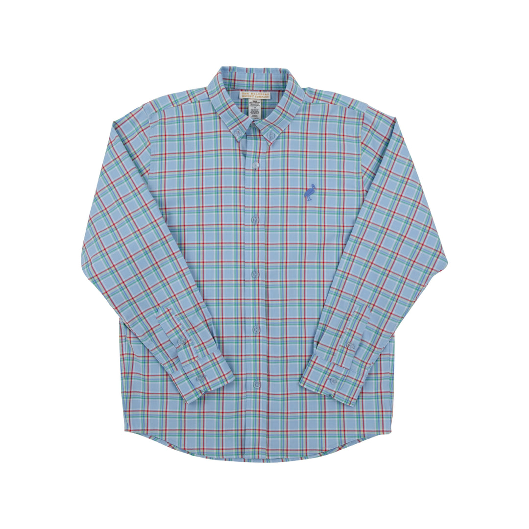 Dean's List Dress Shirt - Kensington Court Plaid Boy Shirt Beaufort Bonnet 