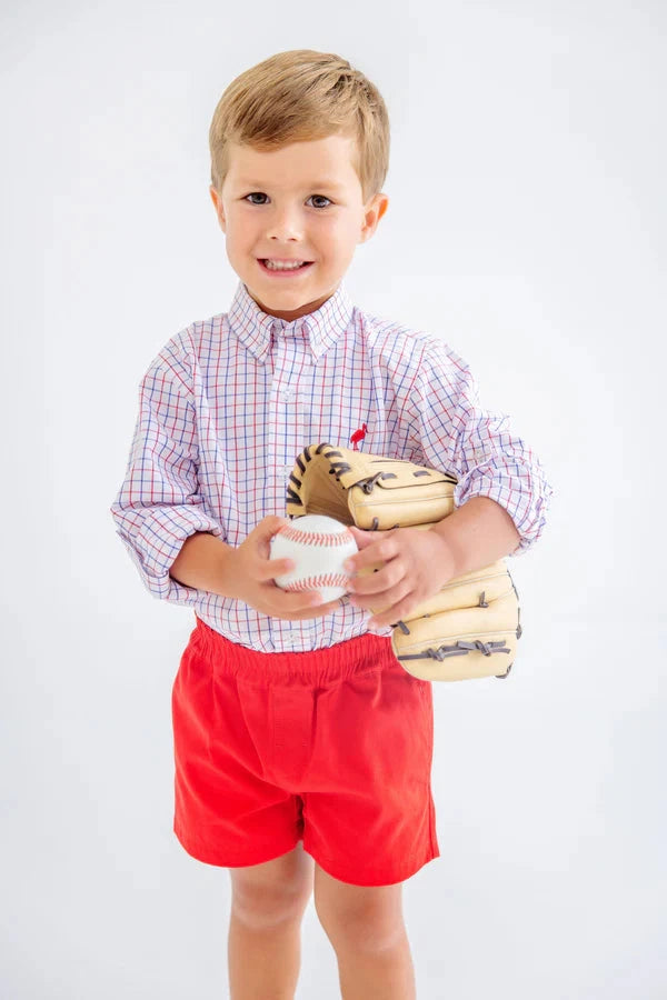 Dean's List Dress Shirt - Lake Powell Plaid Boy Shirt Beaufort Bonnet 