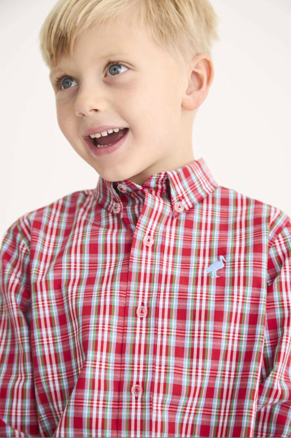 Dean's List Dress Shirt -Woodspoint Plaid and Barrington Blue Boy Shirt Beaufort Bonnet 