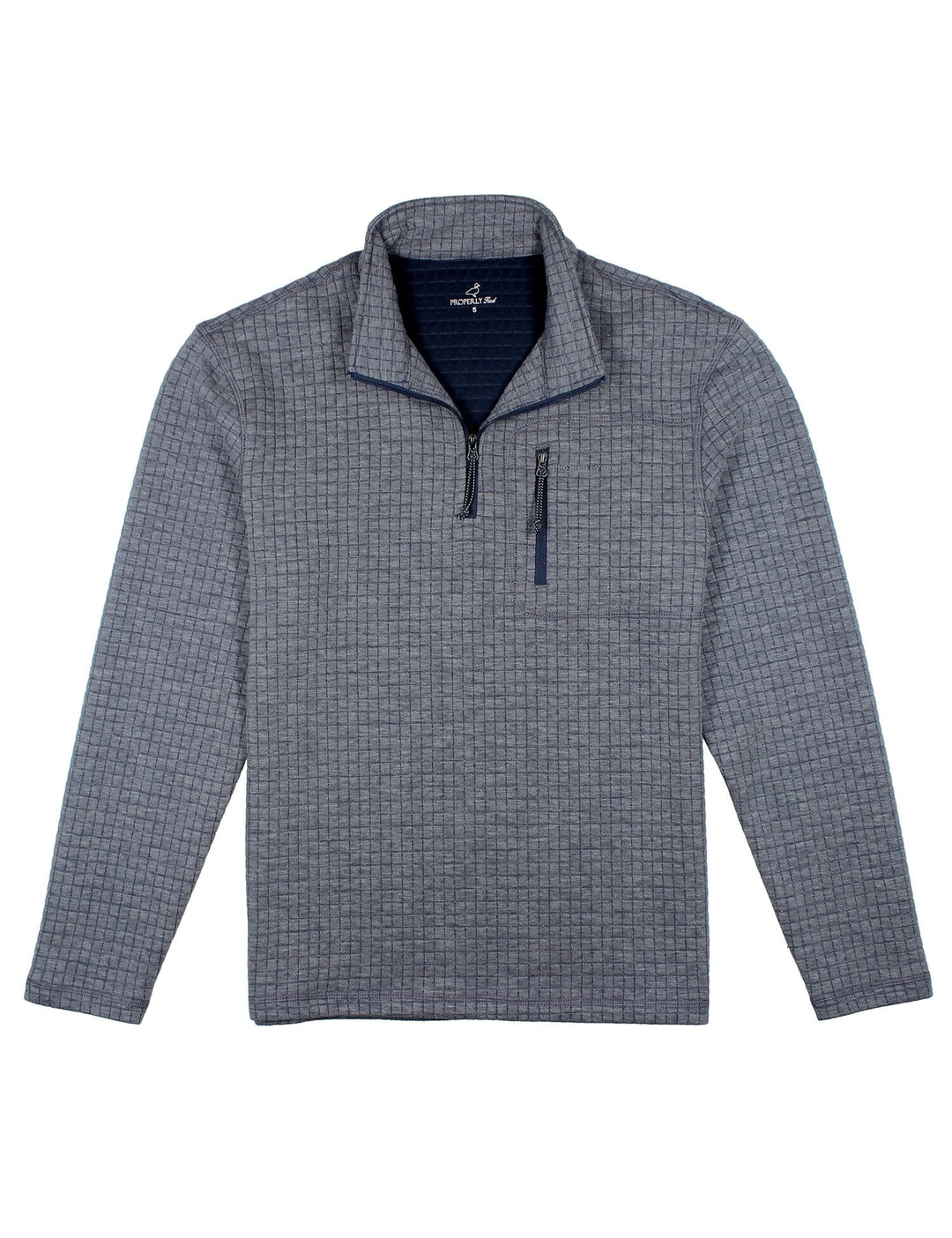 Delta Pullover - Delta Blue Boy Jacket Properly Tied 