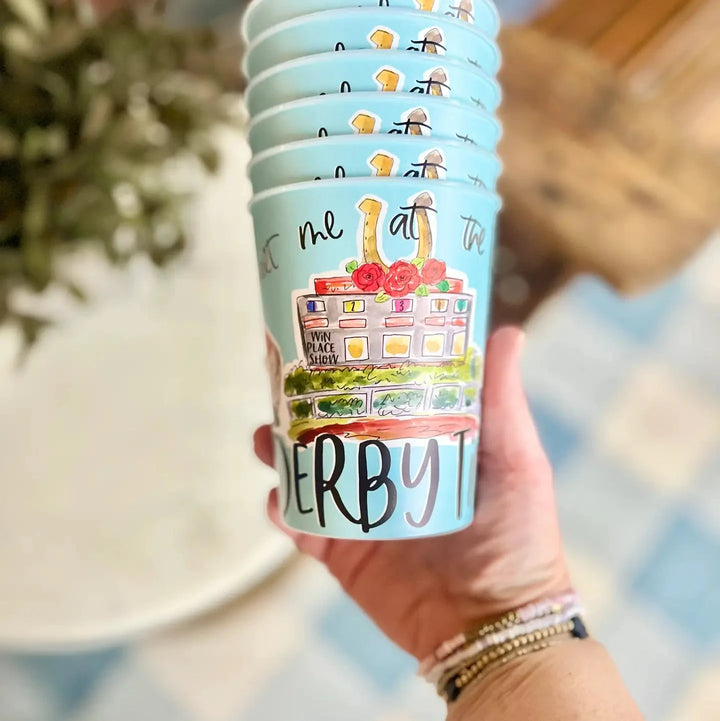 Derby Jockey Polos Cups - Set of 6 Drinkware Happy by Rachel 