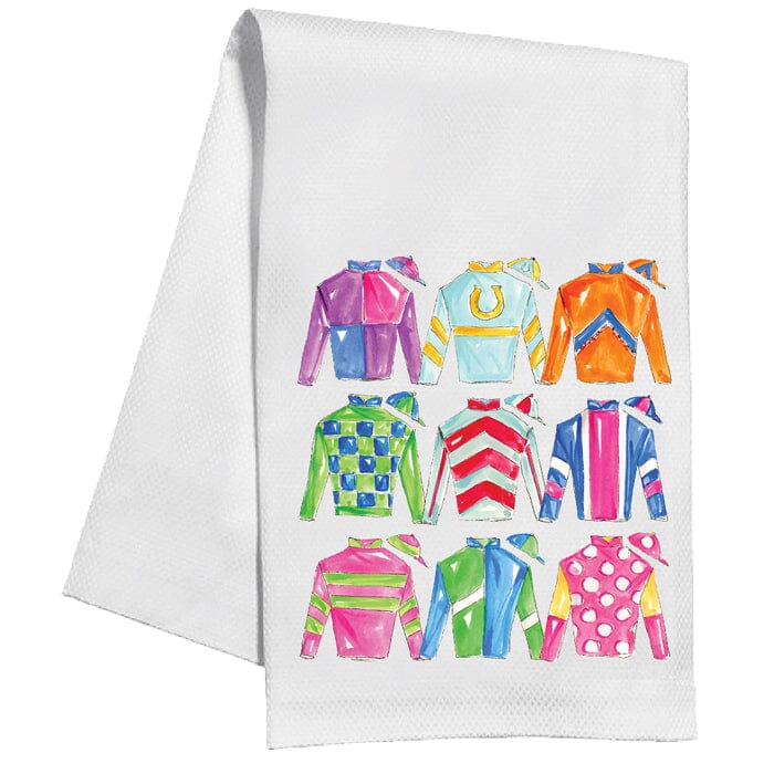 Derby Jockey Silks Kitchen Towel Kitchen Towel Rosanne Beck 