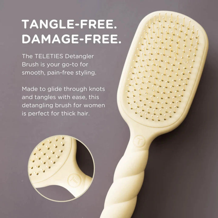 Detangler Hair Brush- Thick Hair Brush Teleties 