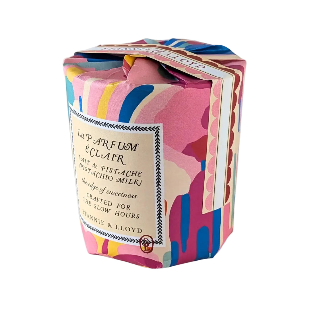 Gift Wrap Candle - Happy Abstract