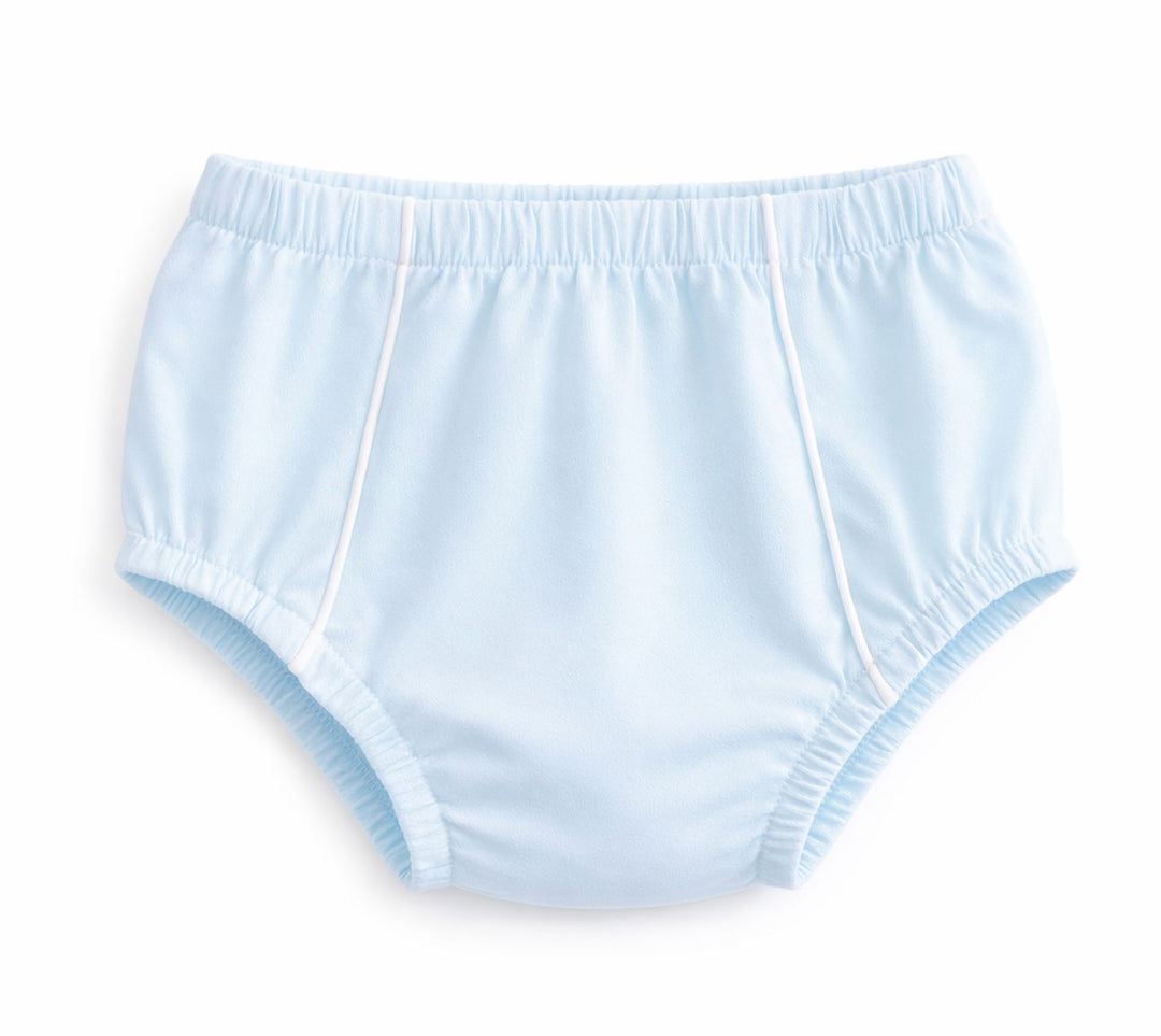 Diaper Cover – Blue with White Trim Boy Diaper Set Terry Tots 