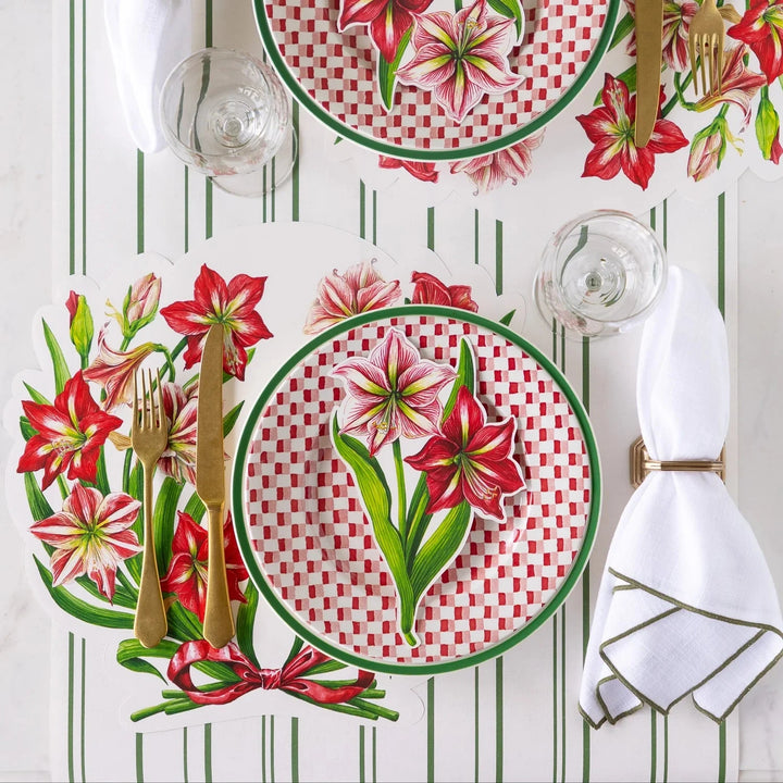 Die-cut Amaryllis Placemat Placemats Hester and Cook 
