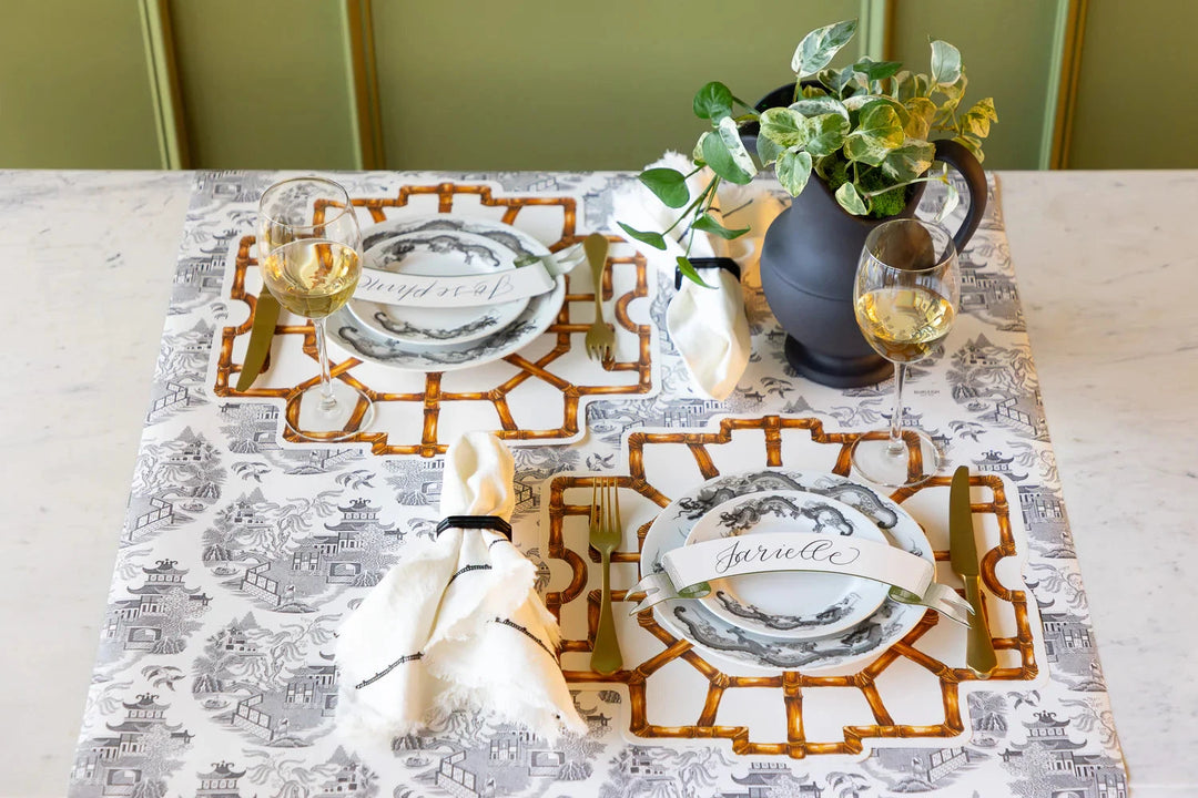 Die Cut Bamboo Placemats Placemats Hester and Cook 