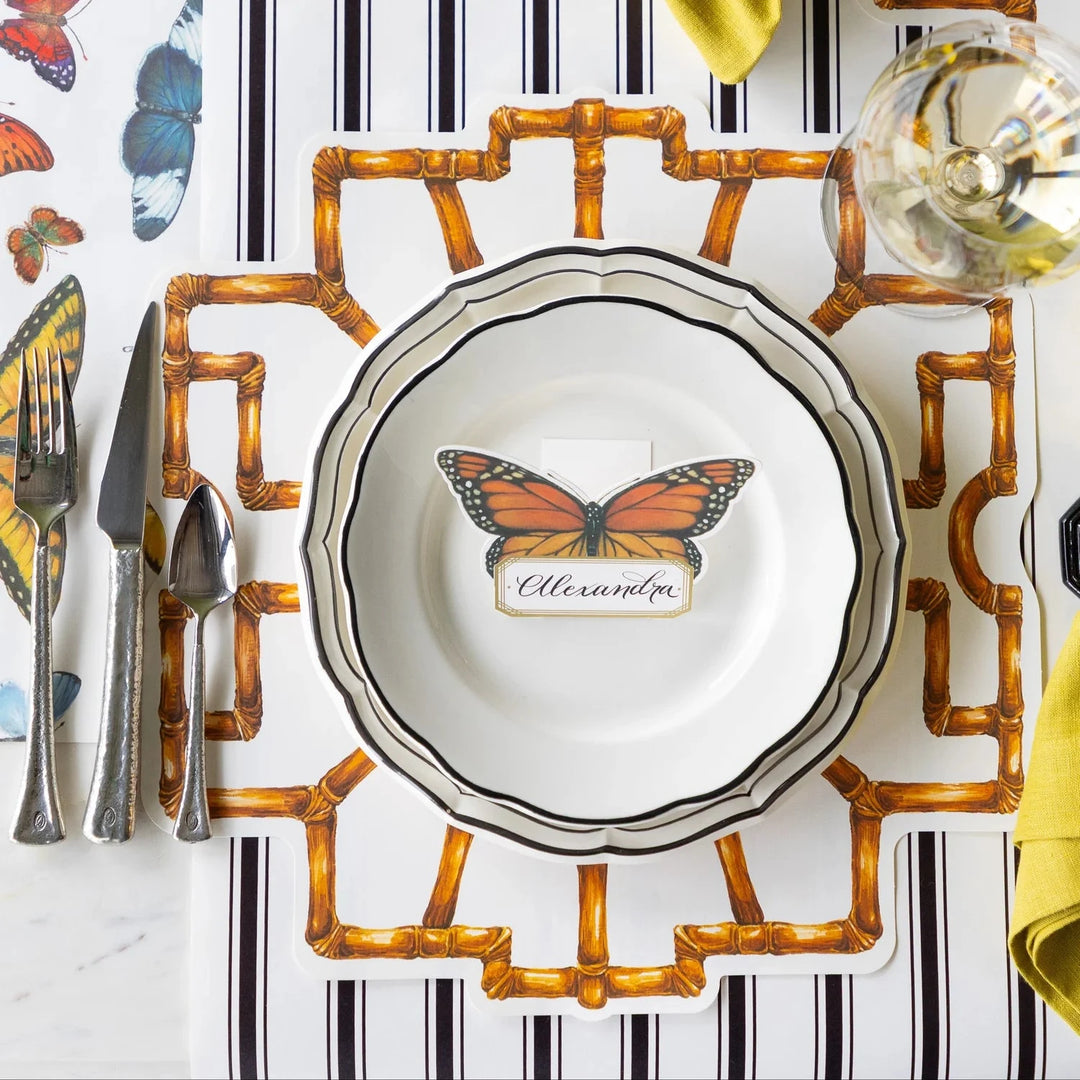 Die Cut Bamboo Placemats Placemats Hester and Cook 