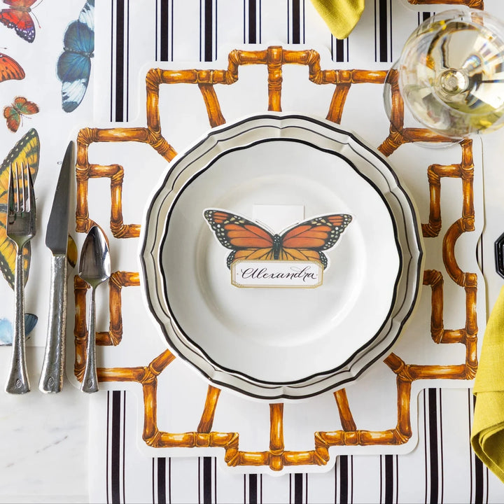 Die Cut Bamboo Placemats Placemats Hester and Cook 