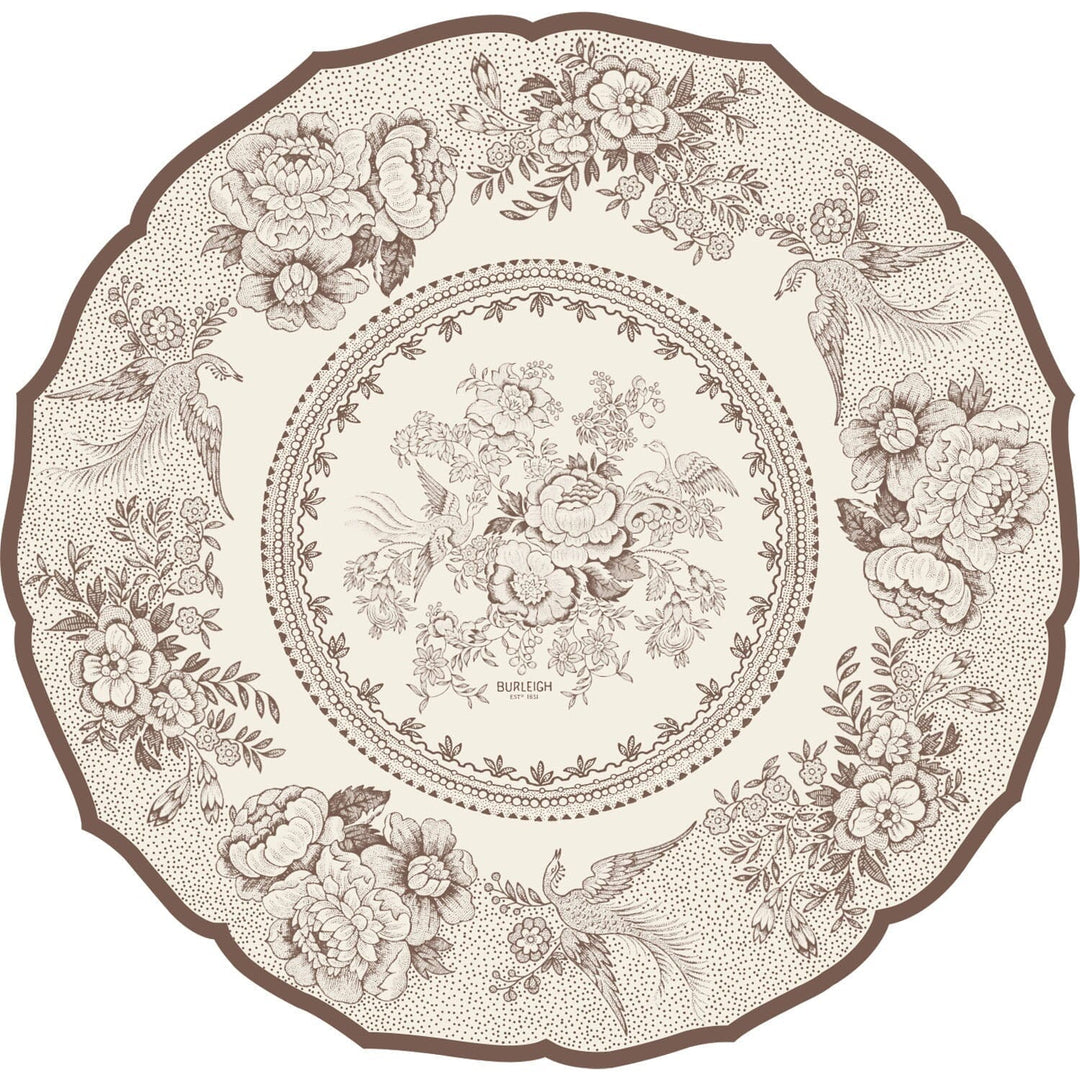 Die-cut Brown Asiatic Pheasants Placemat Placemats Hester and Cook 