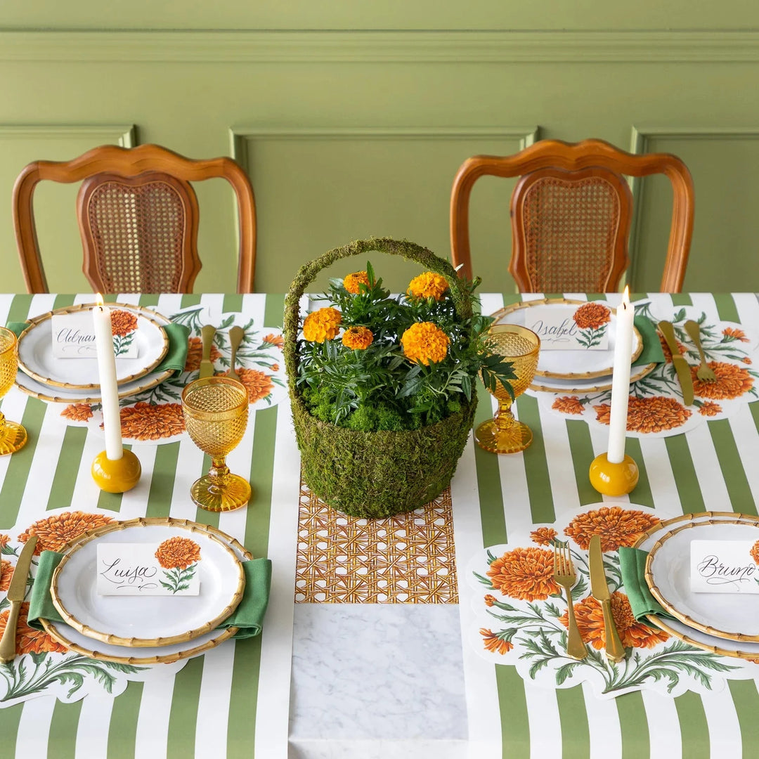 Die-cut Marigold Bouquet Placemat Placemats Hester and Cook 