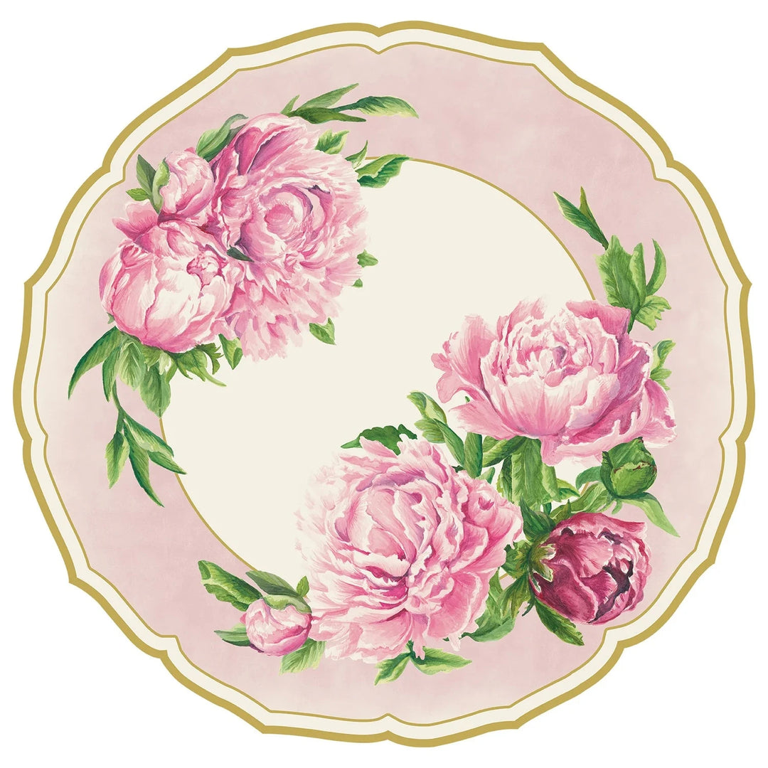 Die Cut Peony China Placemats Placemats Hester and Cook 