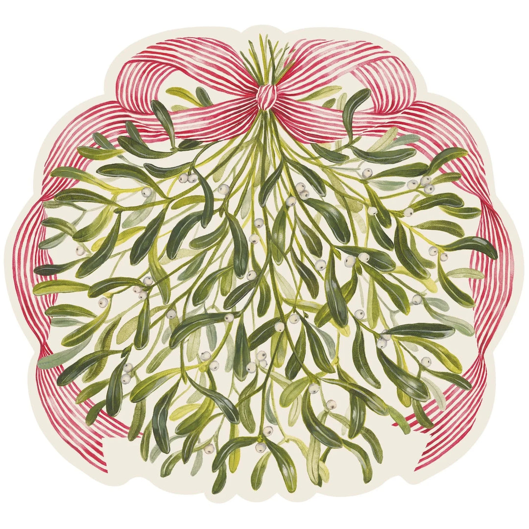 Die-Cut Placemat - Mistletoe Placemat Placemats Hester and Cook 