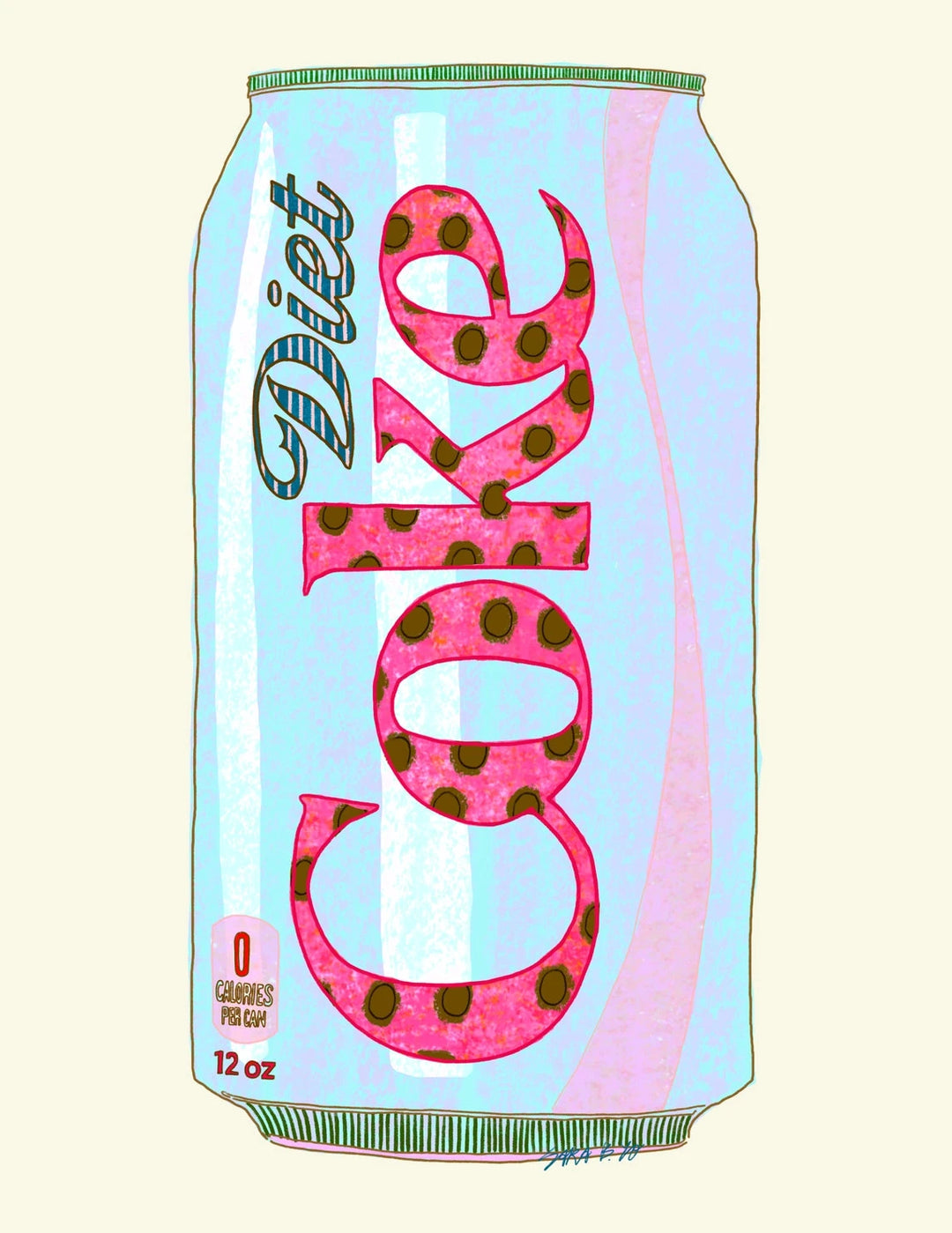 Diet Cola Art Print Artwork The Intuitive Creative 